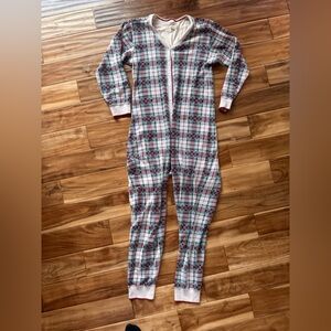 Victoria’s Secret Plaid Festive One Piece Pajama